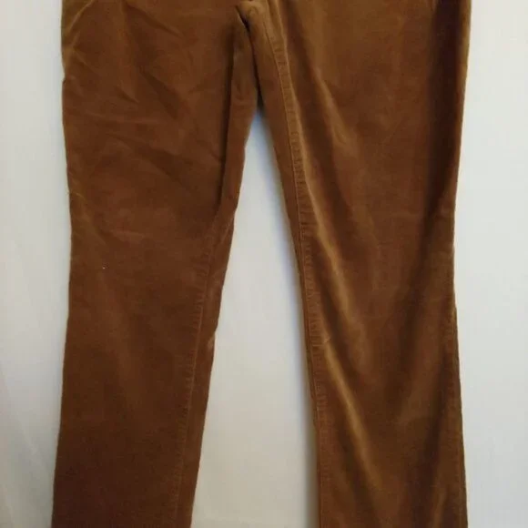 Lauren Ralph Lauren Brown Corduroy Straight Leg Heritage Old Money Pants 8 - Picture 5 of 11